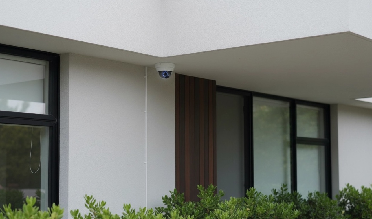 Security camera installation